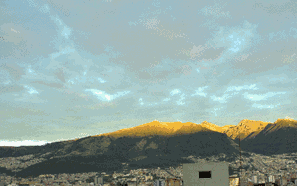 Sonnenaufgang Quito